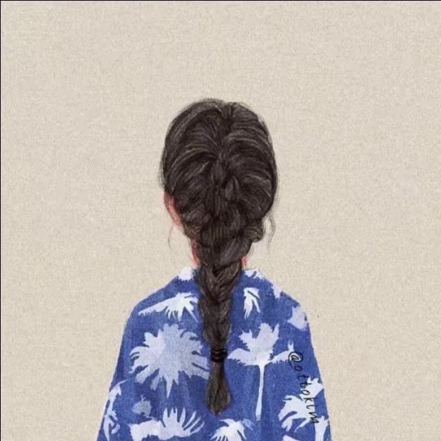 美女头像甜美背影_美女头像甜美
