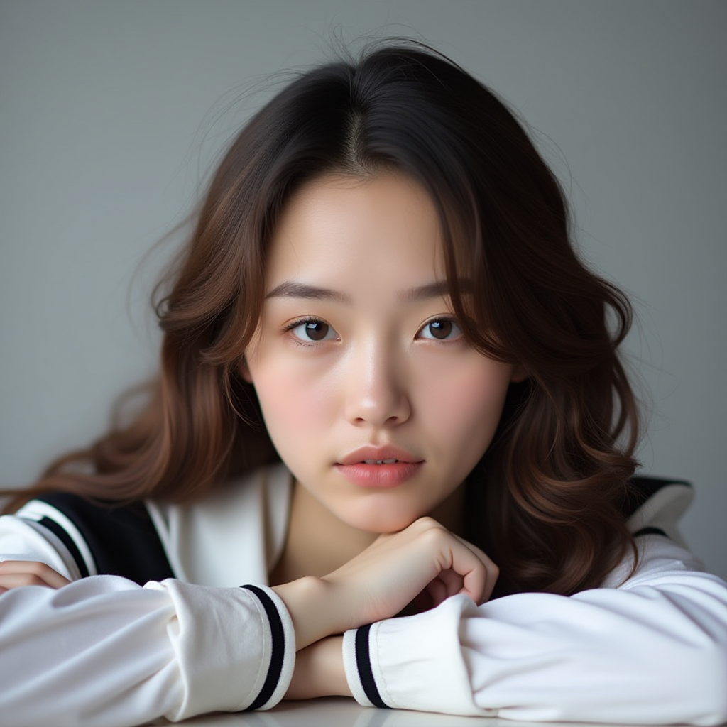 美女照片背影侧面唯美_美女照片相册壁纸