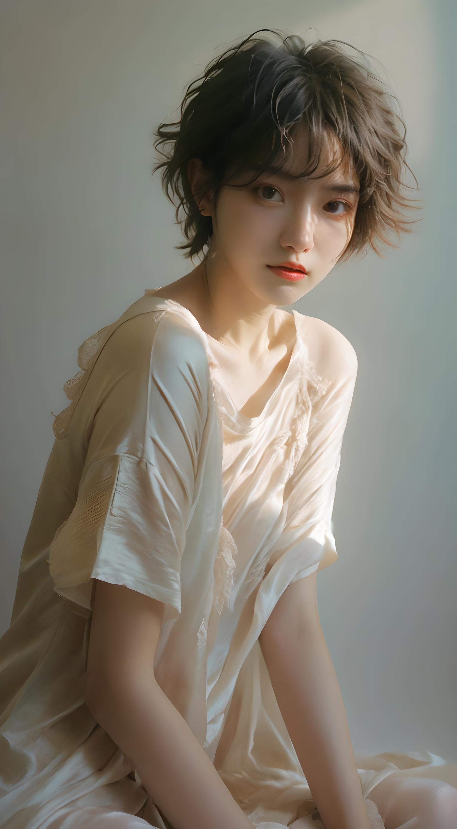 美女照片游泳壁纸_美女自拍背影微信头像